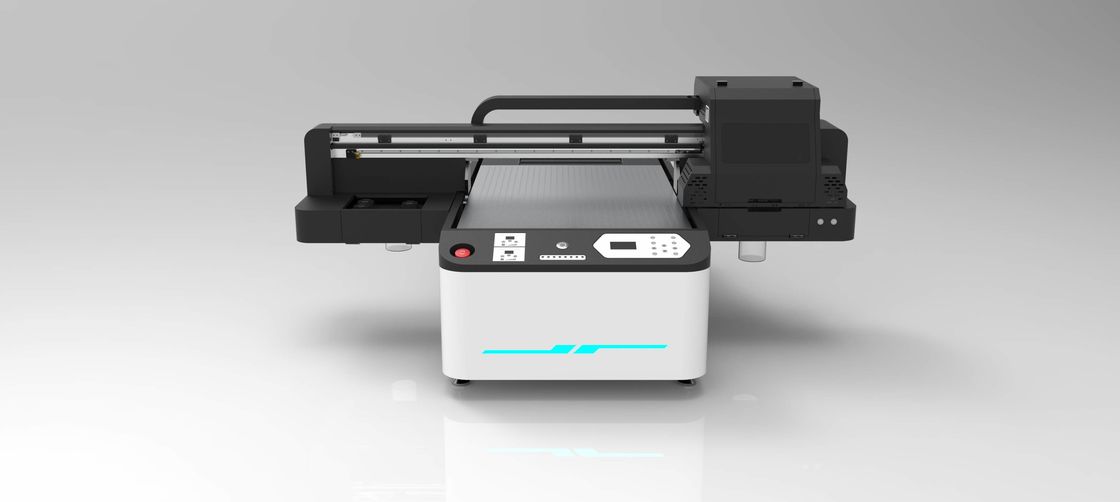 6 Doorgangssnelheid CMYK UV-platbedprinter met een hoge capaciteit voor meerdere materialen