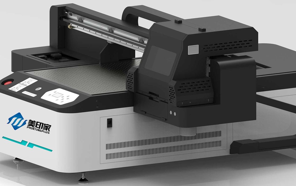 Professionele 1440 DPI UV Inkjet Flatbed Printer / UV Flatbed Printing Machine met THK Linear Guide