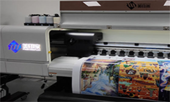 Breedte 1250MM de KLEURSTOFinkt Op basis van water van Printerindoor advertising printer