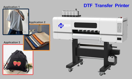 620 mm PET-film DTF-printer met EPSON-I3200 A1 printkop 200 kg nettogewicht