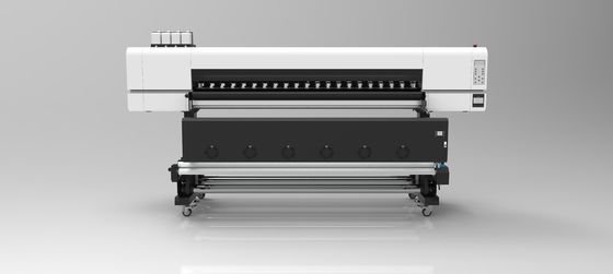 Industriële inkjetprinter L2985xW928xH1573mm Druksnelheid 4 Pass 35m2/uur 6pass:25m2/uur 8pass:16m2/uur